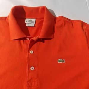 Lacoste Polo Shirt Bright Orange